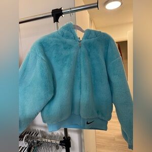 Nike Blue Puffer turquoise blue Jacket